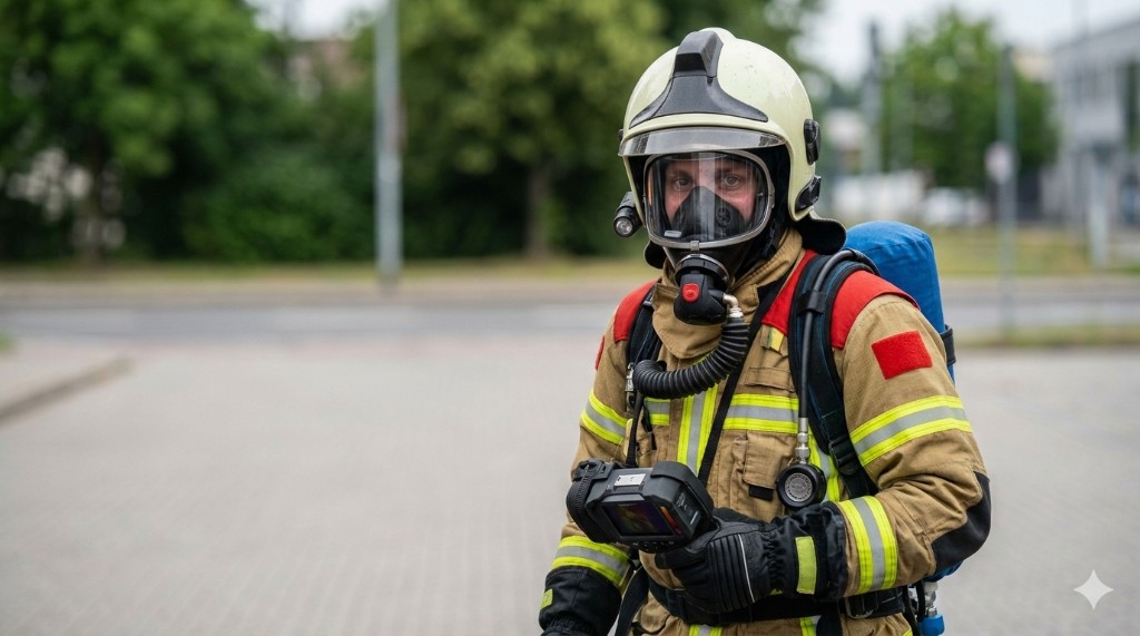 Préparation CAF - Pompier en tenue